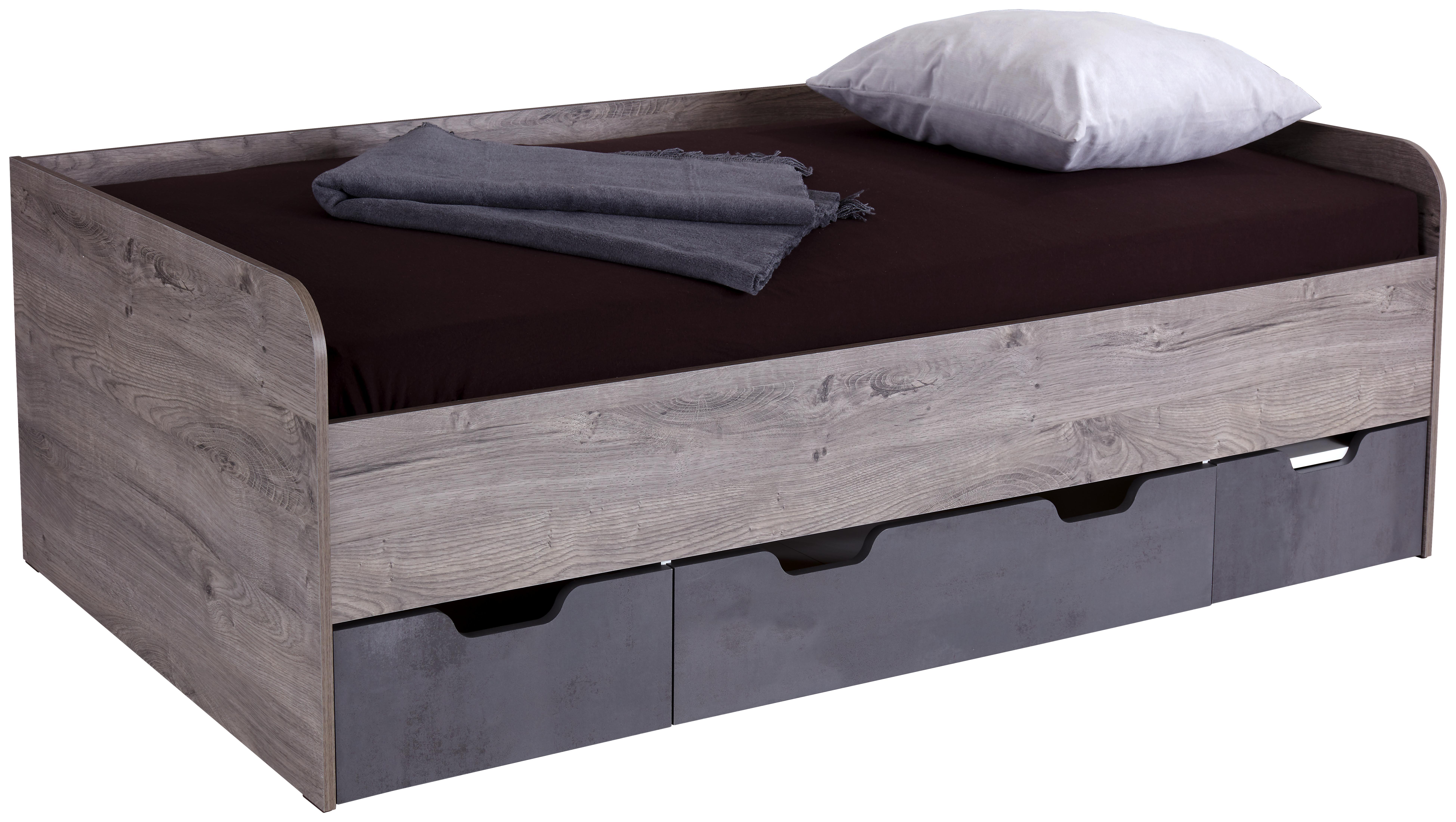 Bett Frame - KONVENTIONELL, Holzwerkstoff (204/60/94cm)