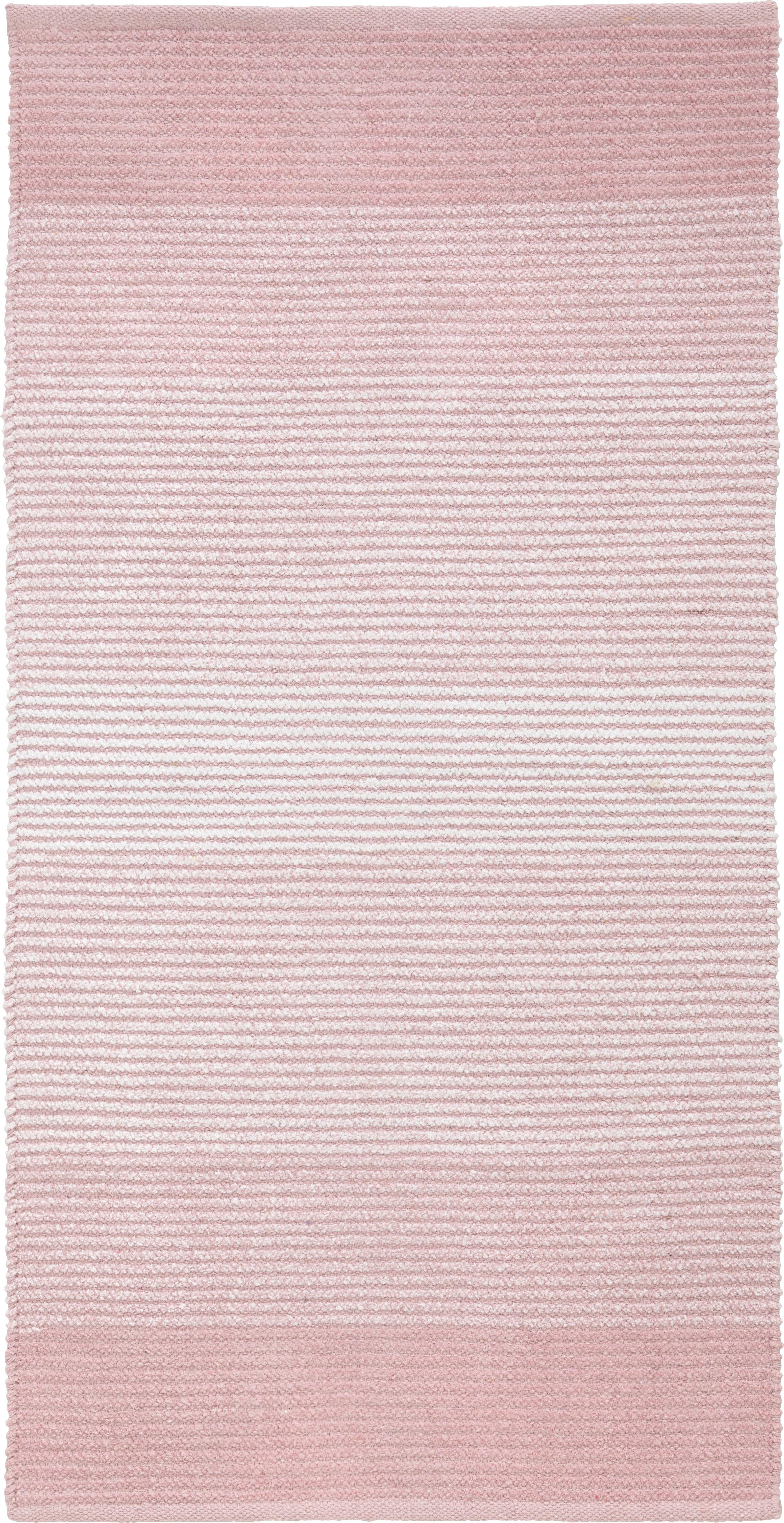 Plátaný Koberec Malto, 70/140cm, Ružová - ružová, Moderný, textil (70/140cm) - Modern Living