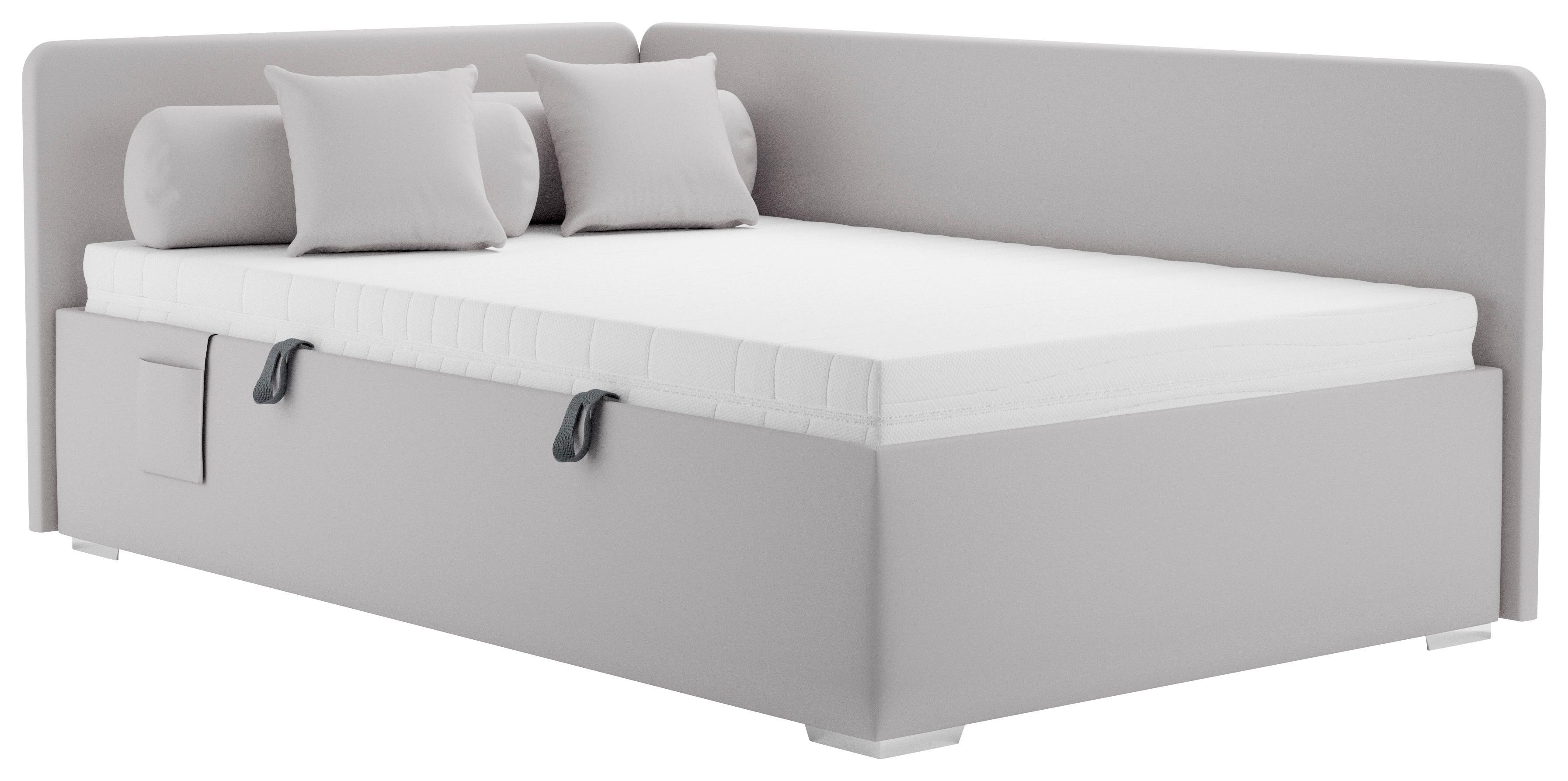 Kissenrolle Remi - Grau, MODERN, Textil (22/70cm)