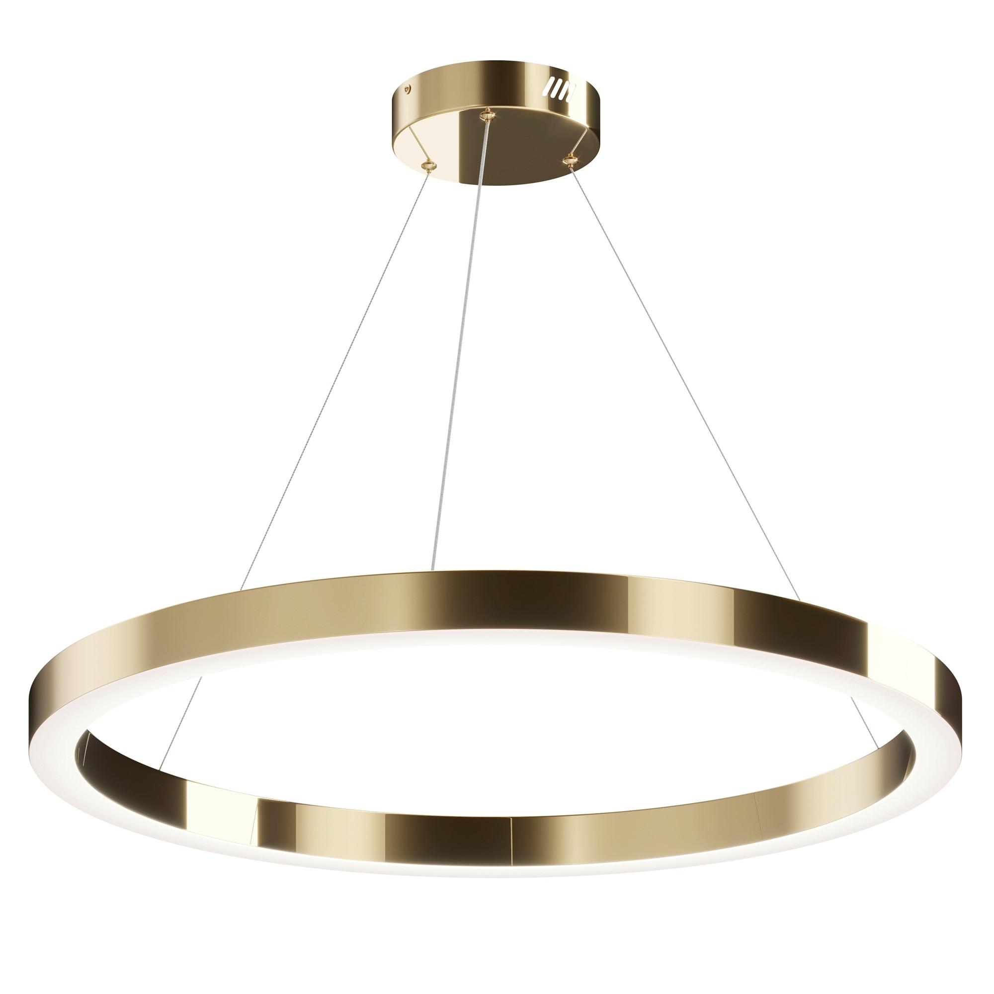 PENDELLEUCHTE SATURNO - Messingfarben, Trend, Metall (80/180cm) - MAYTONI