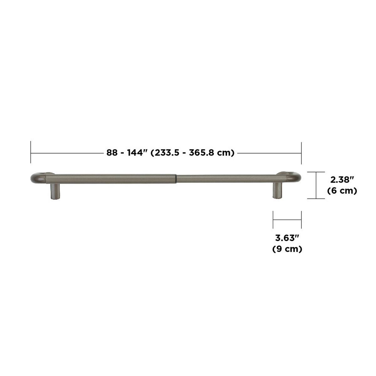 ZÁVESOVÁ TYČ TWILIGHT - niklová, Konventionell, kov (372cm) - Umbra