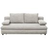 Schlafsofa Olso Beige, Lf: 200x140 Cm - Beige/Schwarz, Trend, Holz/Kunststoff (205/72/100cm)