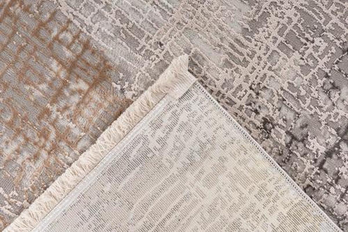 Webteppich Grau/Silberfarben Akropolis 160x230 cm - Silberfarben/Grau, Design, Textil (160/230cm) - Kayoom