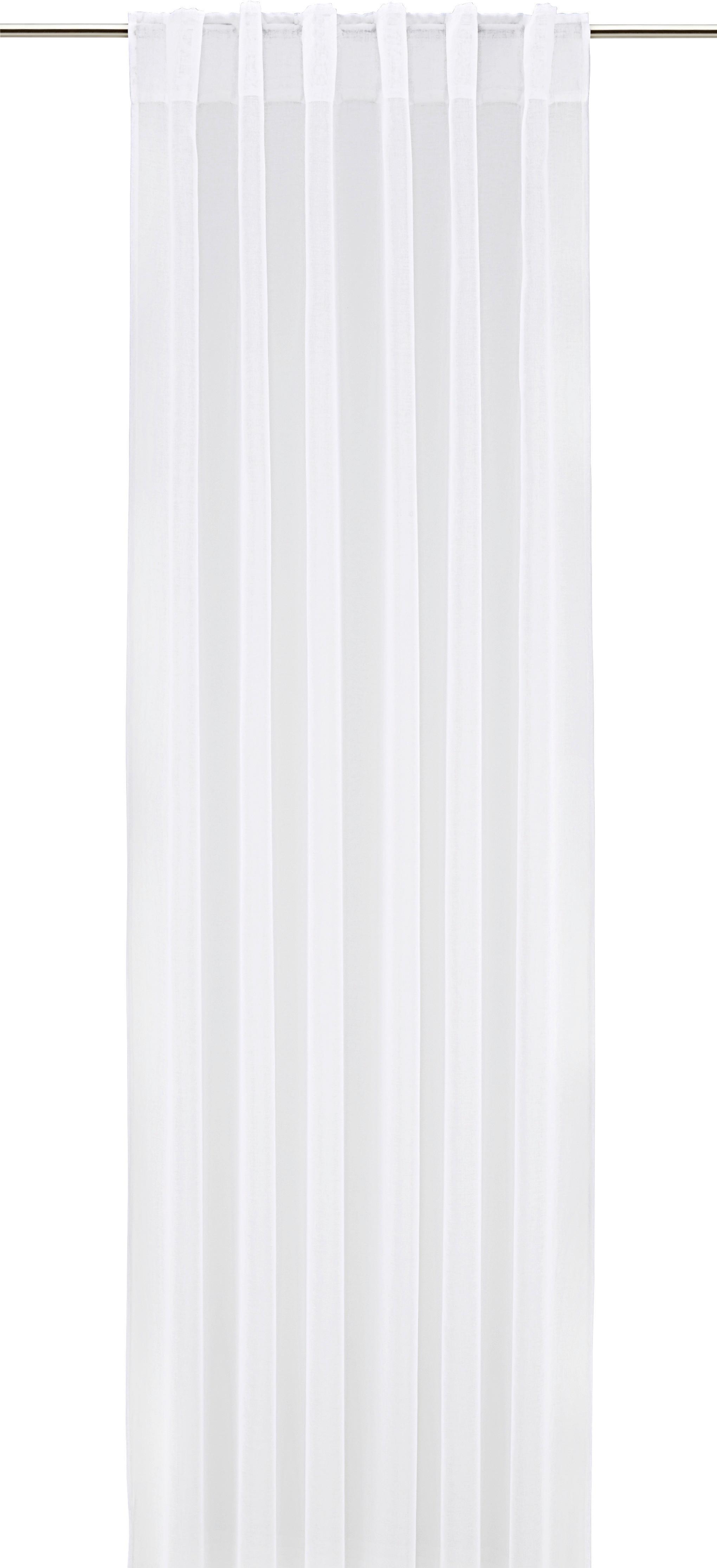 Hotový Závěs Tosca, 2x140/245cm, Bílá - bílá, textil (140/245cm) - Modern Living