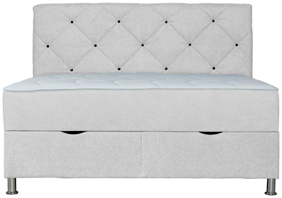 Box-ágy Black Diamond - natúr színű, Design, textil (180/200cm) - Modern Living