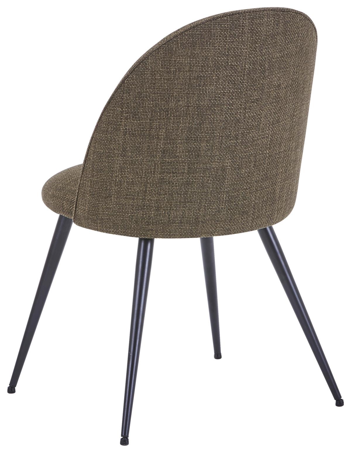 ŽIDLE LOTTE - černá/zelená, Lifestyle, kov/textil (49.5/83.5/53.5cm) - Mömax
