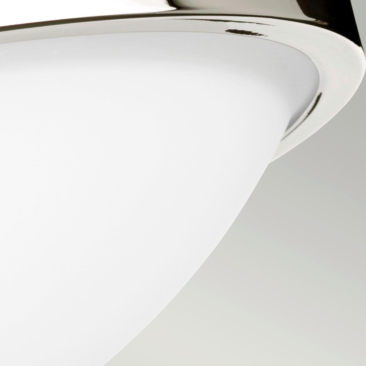 Deckenleuchte Fe-Gravity-F-Pn - Nickelfarben, Basics, Glas/Metall (31.8/10.8 cm) - Elstead Lighting
