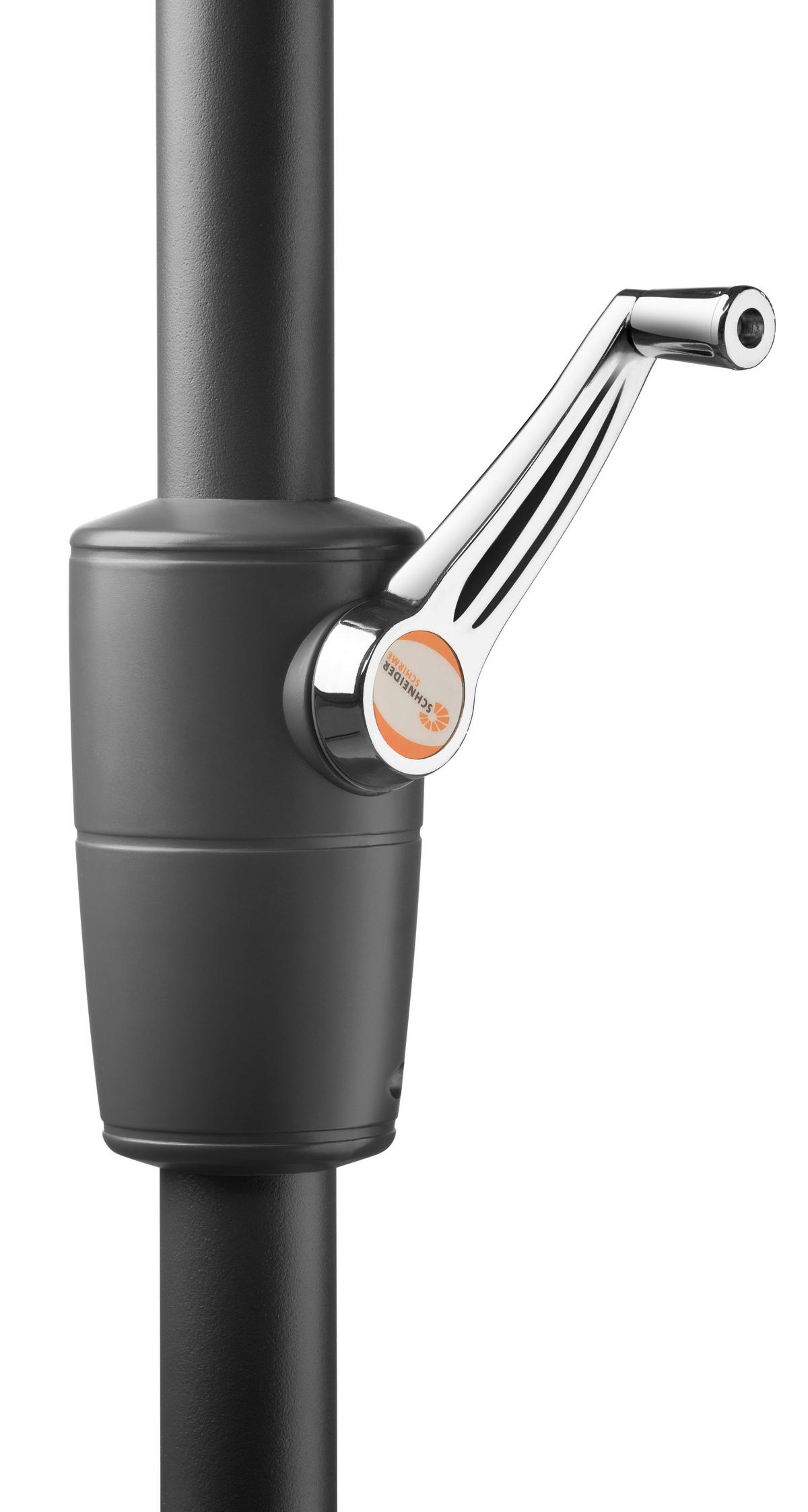 Sonnenschirm Harlem BxHxT: 270x260x270 cm Orange - Anthrazit/Orange, Basics, Textil/Metall (270/260/270cm) - Schneider