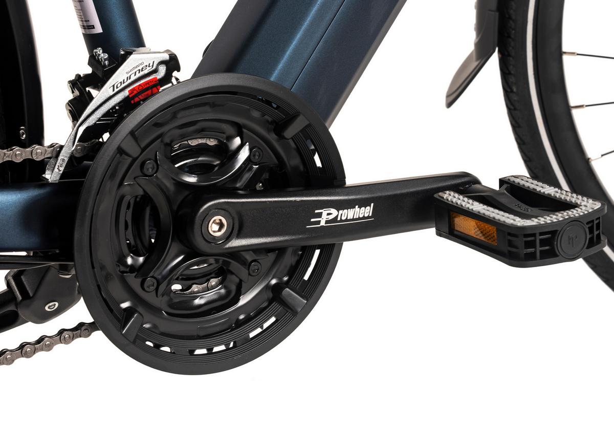 E-trekkingbike 28 Zoll Dunkelblau Matt - Dunkelblau, LIFESTYLE, Metall (180/70/100cm)