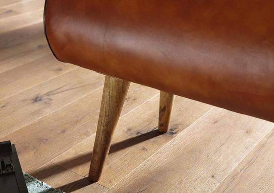 Sitzbank mit Lederbezug