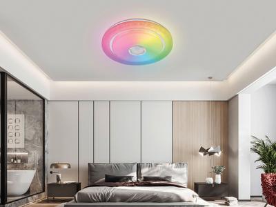 LED-Deckenleuchte mit Farb- und Farbtemperaturwechsler