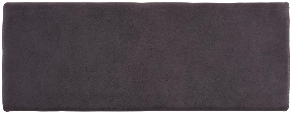 Poduška na sedenie ONTARIO - sivá, Modern, textil/plast (96/5/37cm)