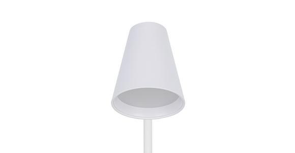LED-Schreibtischleuchte Lura - Weiß, MODERN, Kunststoff/Metall (13/13/42cm) - Luca Bessoni