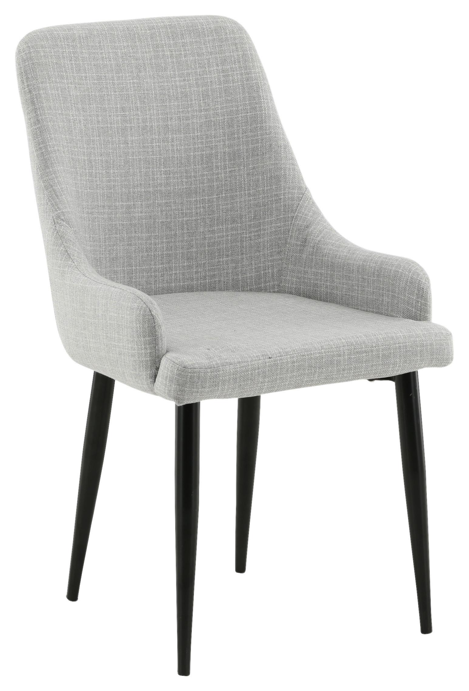 Stuhl-set Plaza Weiß B: 49 Cm - Weiß, Design, Textil/Metall (49/86/58cm) - Livetastic