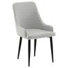 Stuhl-set Plaza Weiß B: 49 Cm - Weiß, Design, Textil/Metall (49/86/58cm) - Livetastic