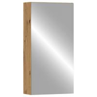 Spiegelschrank Ina Artisan Eiche Dekor, B: 35 Cm - Eiche Artisan, KONVENTIONELL, Glas/Holzwerkstoff (35/77/18cm)
