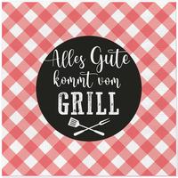 Serviette Grillen - Basics, Papier (33/2/33cm)