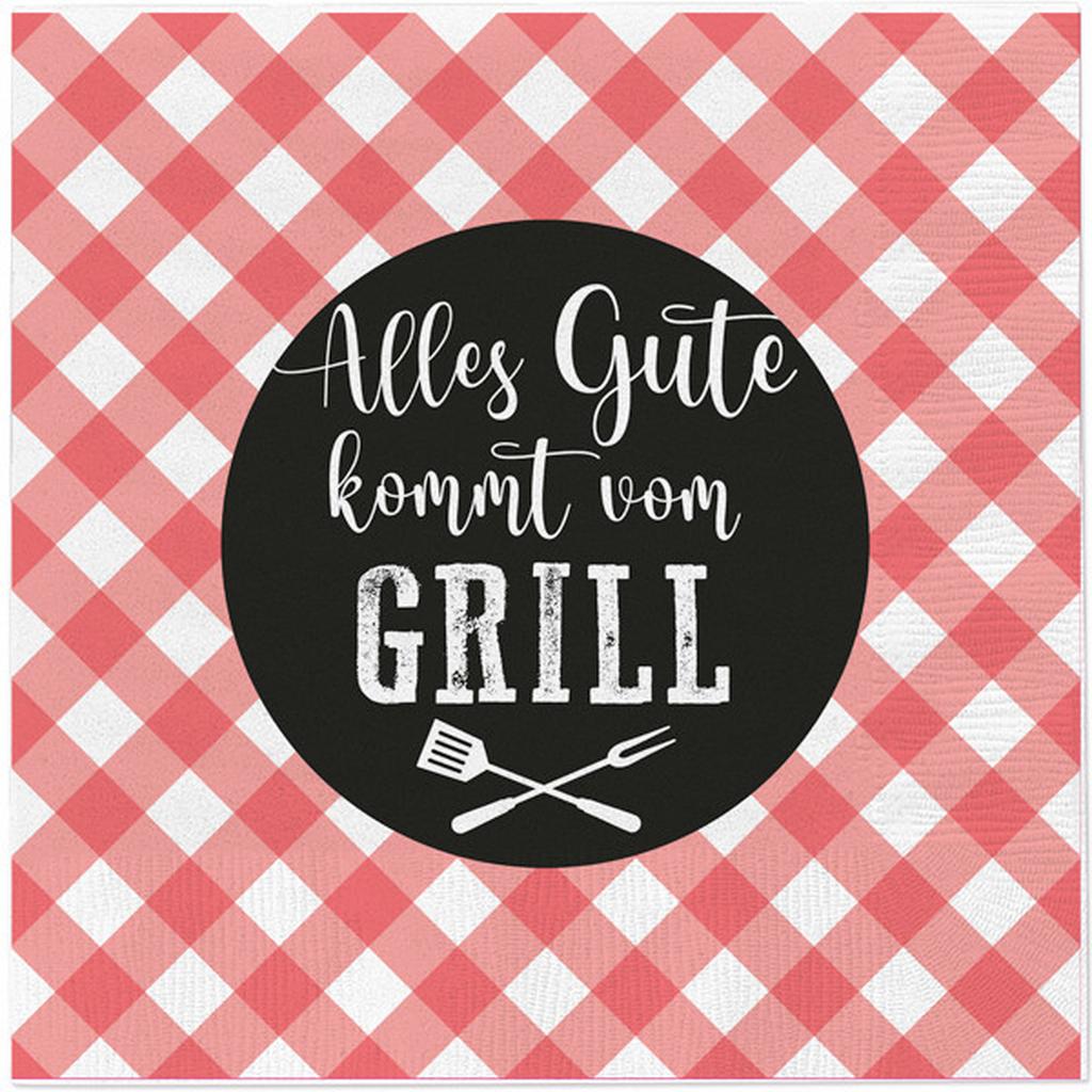 Serviette Grillen