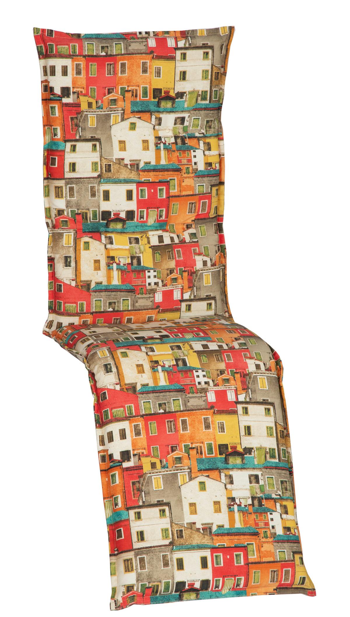 Auflage Für Relaxsessel Tours 170x46x8 Cm Orange/rot - Rot/Orange, Design, Textil (170/46/8cm) - Gardenson