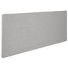 Trennwand Flexmiut D - Hellgrau, Basics, Kunststoff/Textil (180/62/2cm) - MID.YOU
