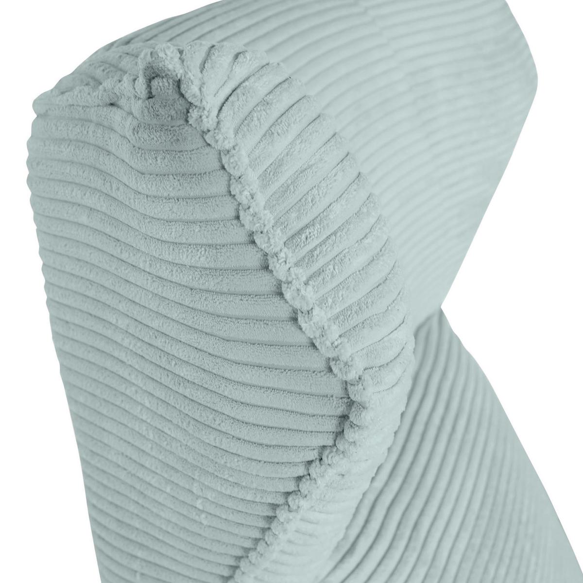 Ohrensessel Lorris - Schwarz/Mintgrün, KONVENTIONELL, Textil (83/110/92cm) - MID.YOU