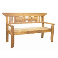 Gartenbank Padar - Braun, Basics, Holz (163,5/97/61cm) - Gardenson