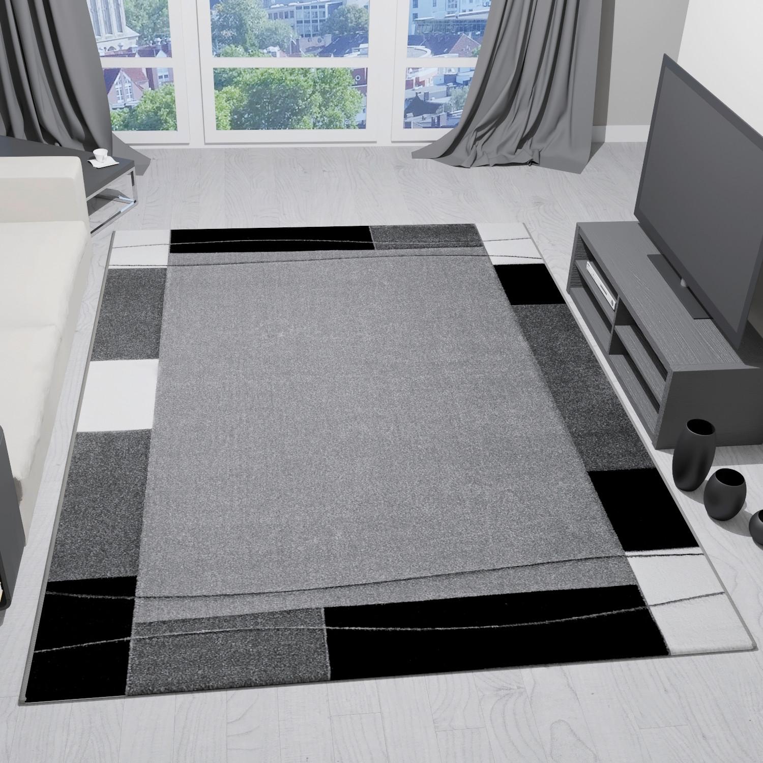 Webteppich Grau Naturfaser Cascada Plus 160x230 cm - Grau, MODERN, Textil (160/230cm)