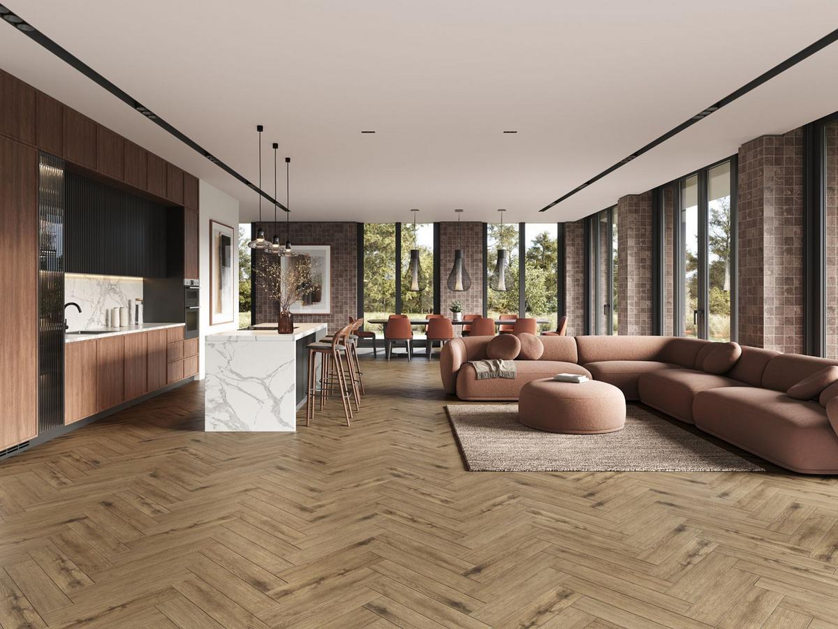 3239H-55 Oak Goral 3239H-55 OAK GORAL - Eiche dunkel, Basics, Kunststoff/Stein (23/128/0.57cm) - Econfloor