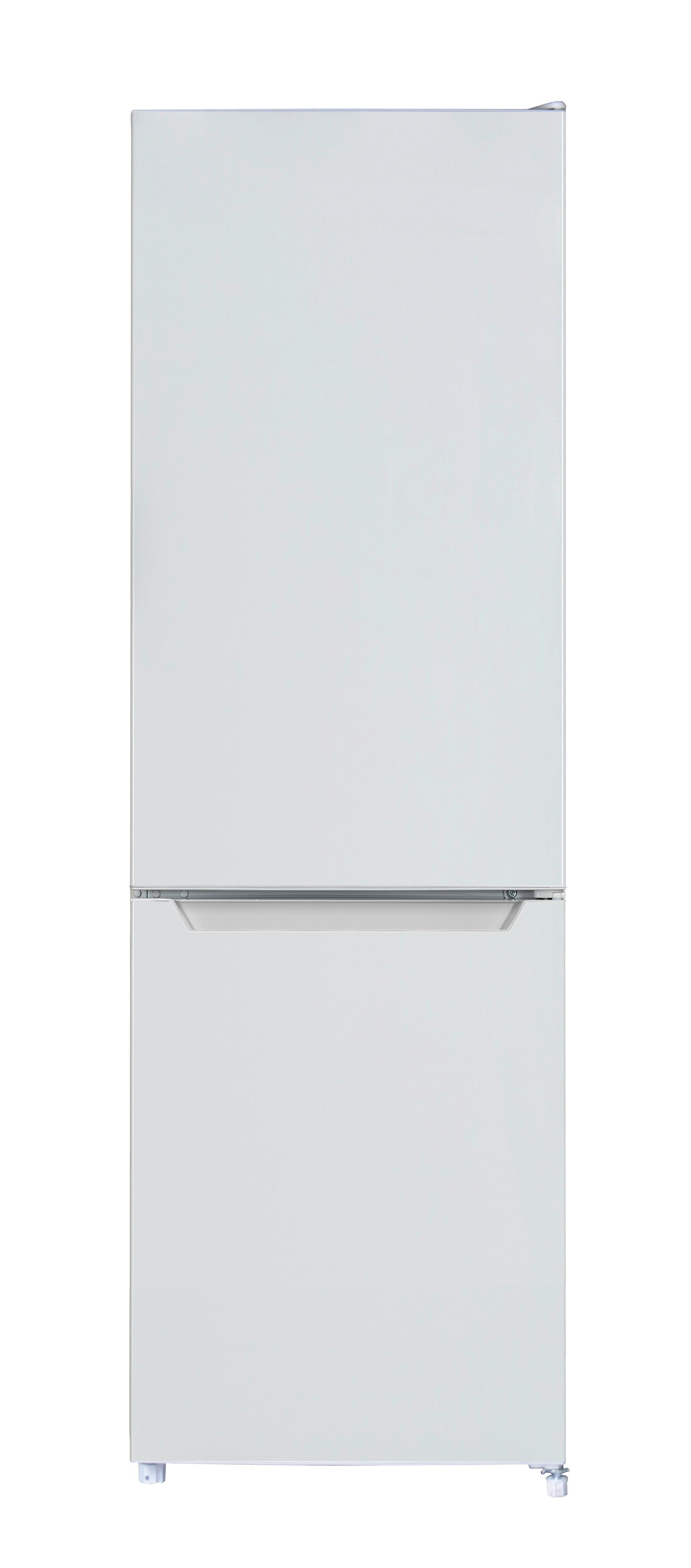 Kühl-gefrierkombination Savo Weiß 48+109 L - Weiß, Trend, Glas/Kunststoff (47,4/144/49,5cm) - Respekta