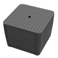 Sonnenschirmständer Kunststoff für D Bis 4,44 cm Patio - Graphitfarben, Basics (57/43/57cm) - Keter