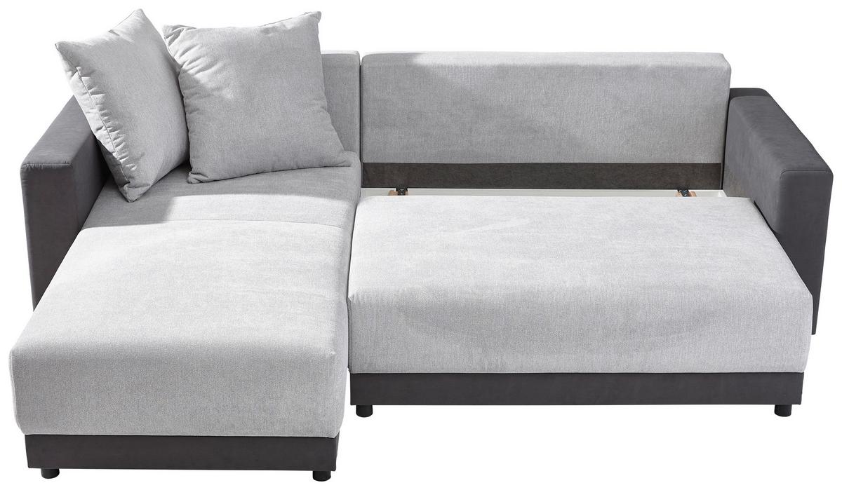 Ecksofa Mit Schlaffunktion Time Petrol B: 178 Cm - Dunkelgrau/Petrol, Design, Textil (178/248cm) - MID.YOU