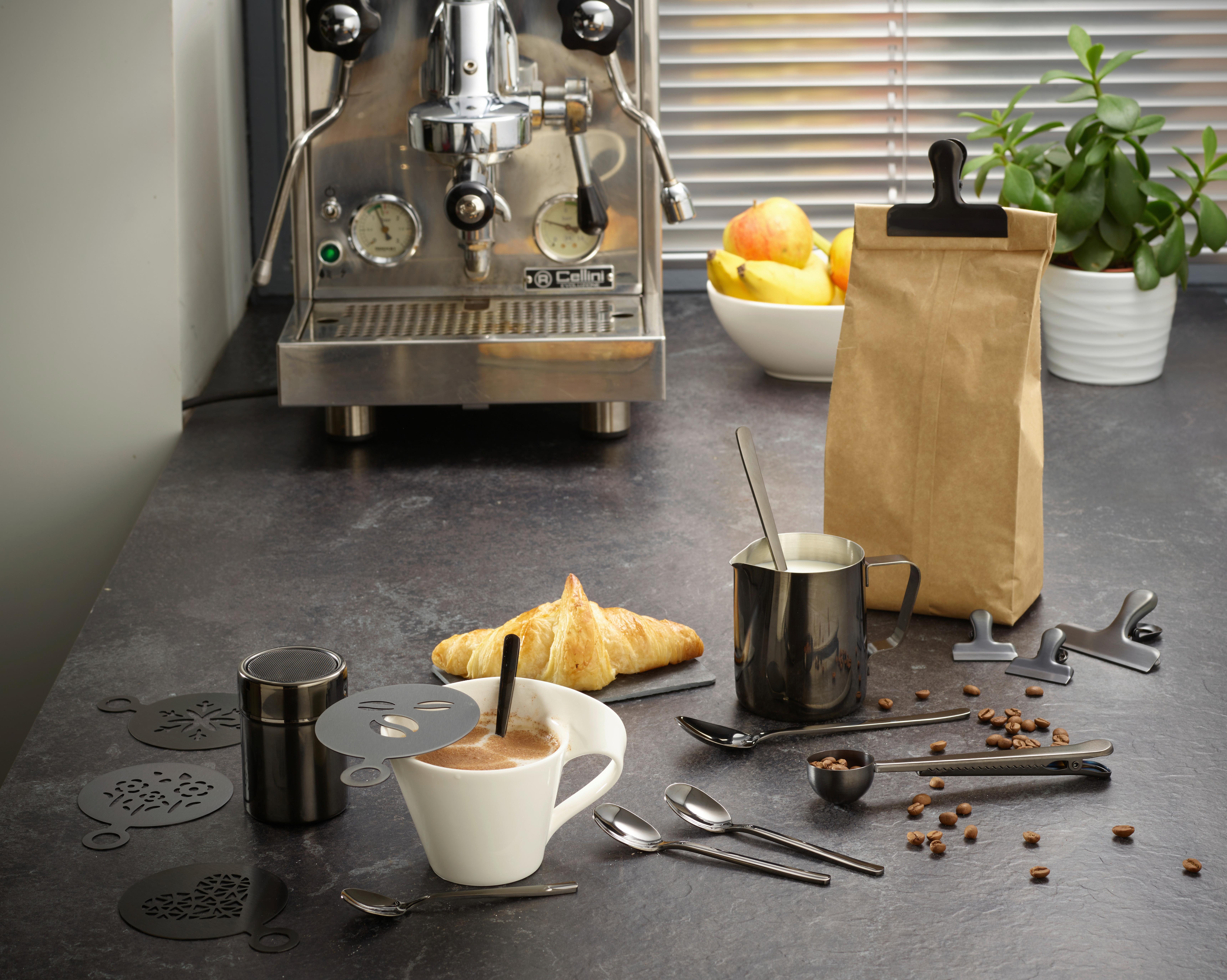 Kaffeeset Cosme - Schwarz, Basics, Metall - Echtwerk