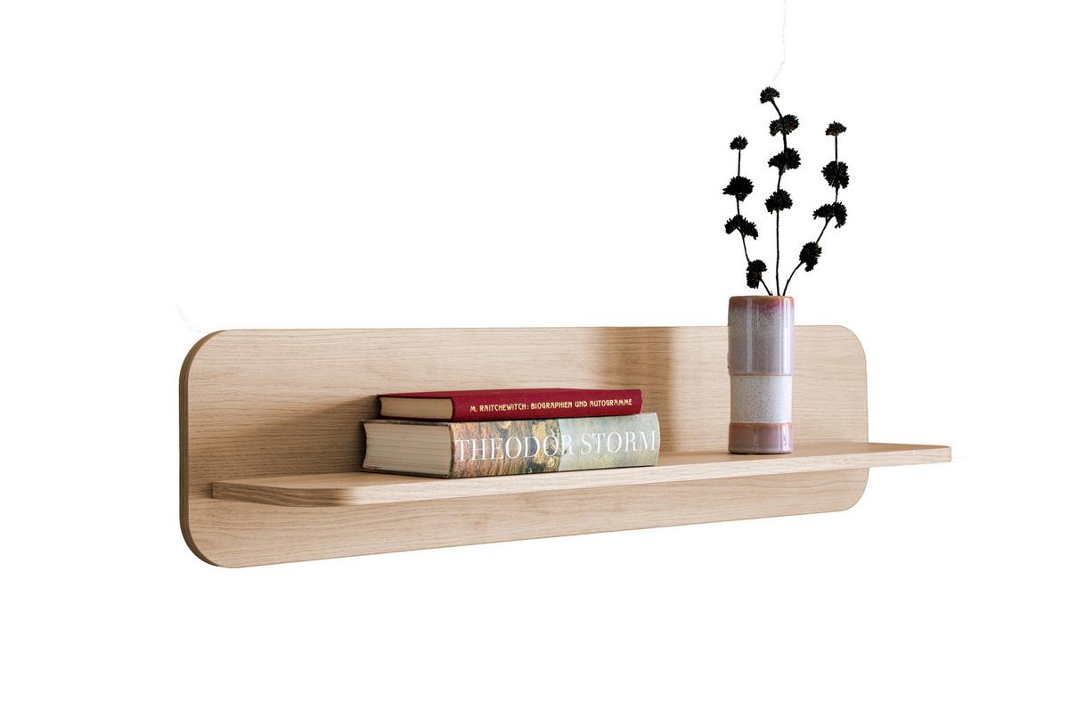Wandboard Torsby Eichefarben B: 90 cm - Eichefarben, Design, Holzwerkstoff (90/22/19cm) - Livetastic