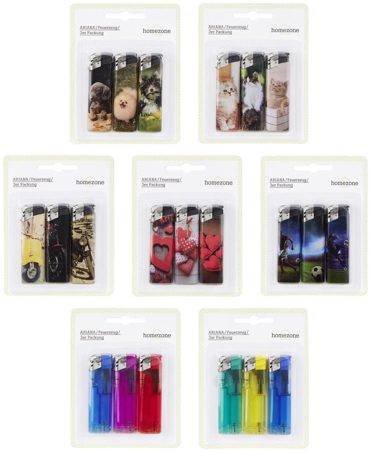 Öngyújtó Ariana - barna/fekete, Konventionell, műanyag (2.5/8.5cm) - Homezone