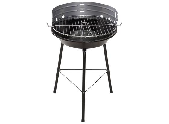 Holzkohlegrill Pablo - Schwarz/Grau, Metall (36/56/47cm) - Homezone Holzkohlegrill Pablo - Schwarz/Grau, Metall (36/56/47cm) - Homezone