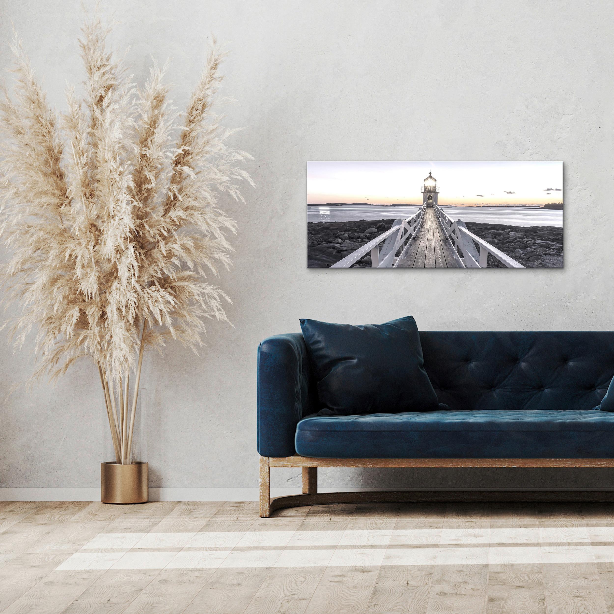 Keilrahmenbild Gustav - Multicolor/Weiß, KONVENTIONELL, Holz/Kunststoff (120/50cm) - James Wood