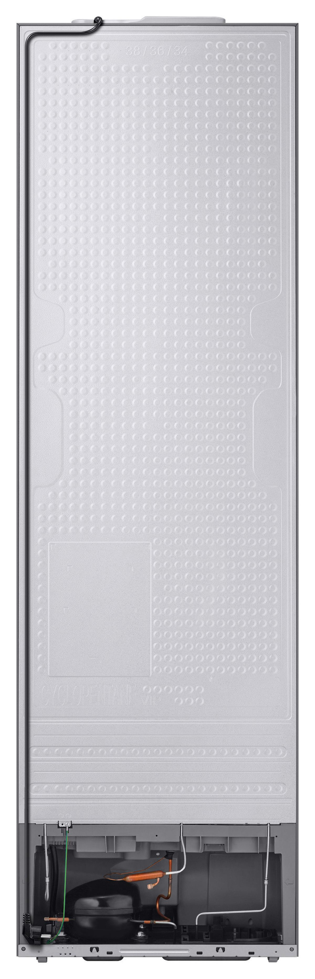 Kühl-gefrier-kombination Rb38c676dsa/ef - Silberfarben, Basics, Kunststoff/Metall (59,5/203/65,8cm) - Samsung