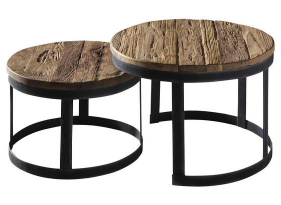 Couchtischset 2-Er Set Teakholz/Schwarz - Schwarz/Teakfarben, Basics, Holz/Metall (55/40/55cm) Couchtischset 2-Er Set Teakholz/Schwarz - Schwarz/Teakfarben, Basics, Holz/Metall (55/40/55cm)