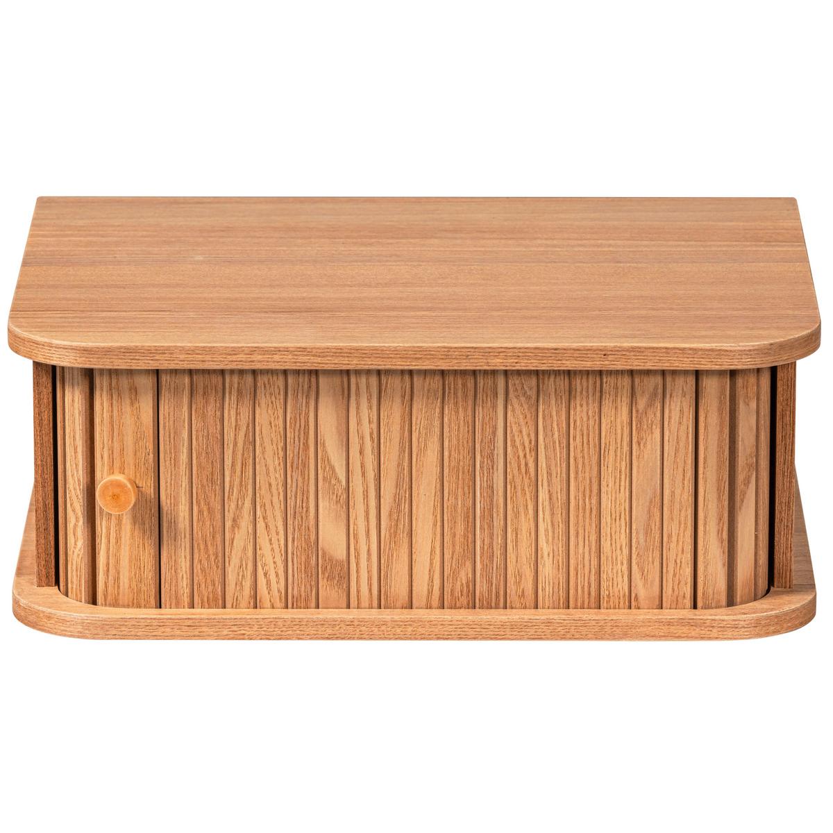 Nachttisch Jena, Naturfarben B: 40 cm - Naturfarben, Design, Holz (40/30/15cm) - Livetastic