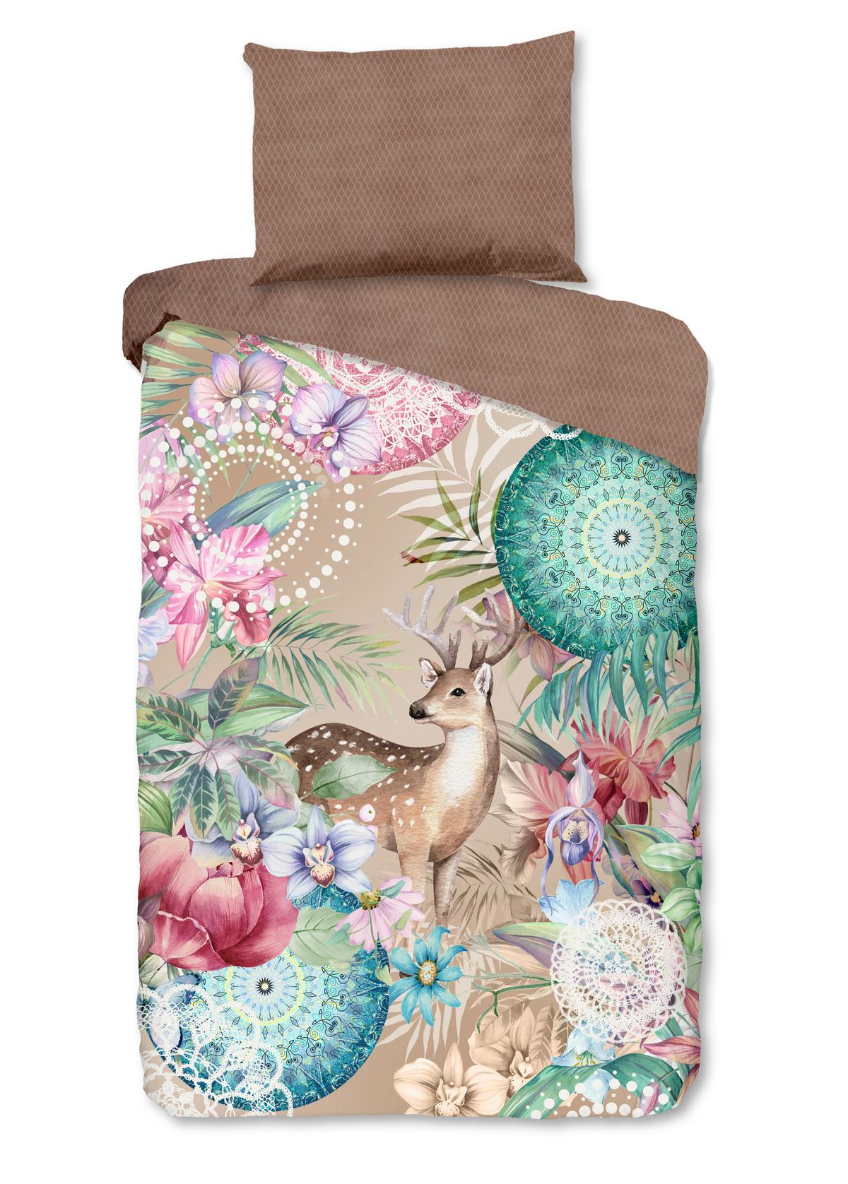 Bettwäsche Hebe Multicolor 140x200 cm - Multicolor, LIFESTYLE, Textil (140/200cm)