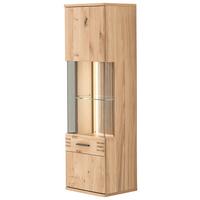 Hängevitrine Salvador B: 45 cm Eichefarben - Eichefarben, Design, Glas/Holz (45/149/37cm) - Livetastic
