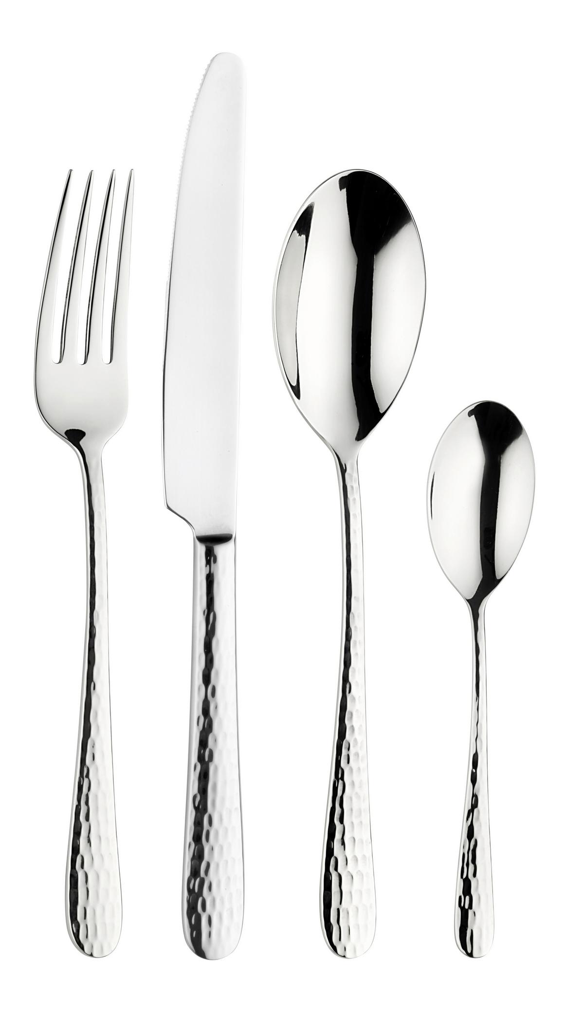 Besteckset Leopard 24--teilig., Edelstahl - Edelstahlfarben, Basics, Metall - Pintinox