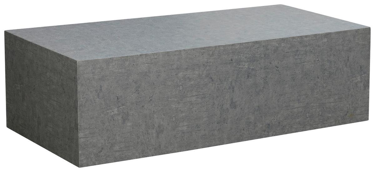 Couchtisch Schwarz L: 100 cm - Grau, Design, Holzwerkstoff (100/50/30cm) - MID.YOU