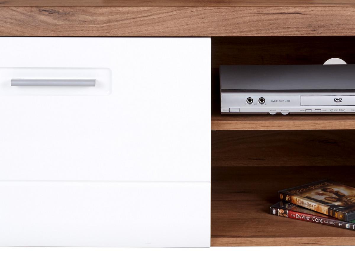 Tv-elem Avensis New Typ143 - tölgyfa színű/fehér, Konventionell, faalapú anyag (111,9/46,1/49,6cm) - Luca Bessoni