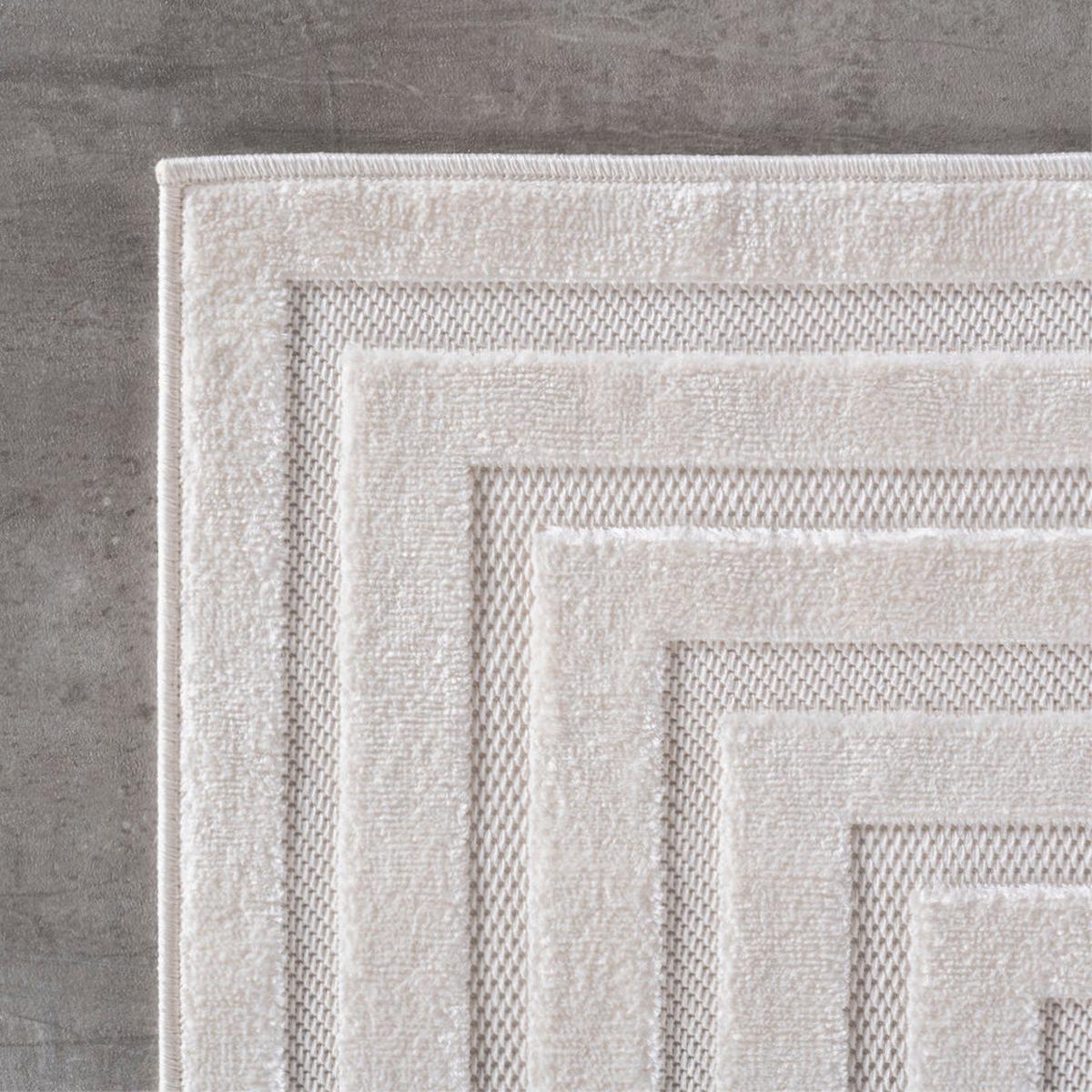 Flachwebteppich, Creme Doha - Creme, Design, Textil (240/340cm)