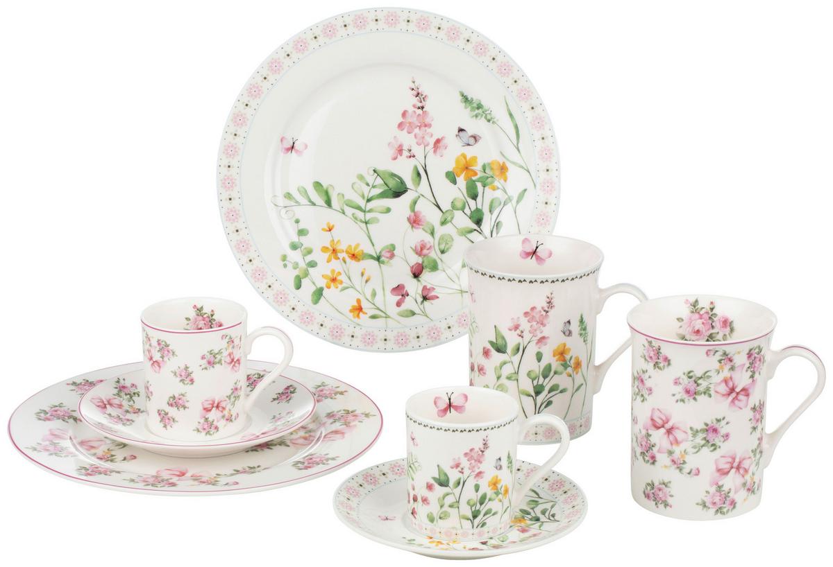 Kaffeebecher Claire - Multicolor, KONVENTIONELL, Keramik (7,5/9,5cm) - James Wood