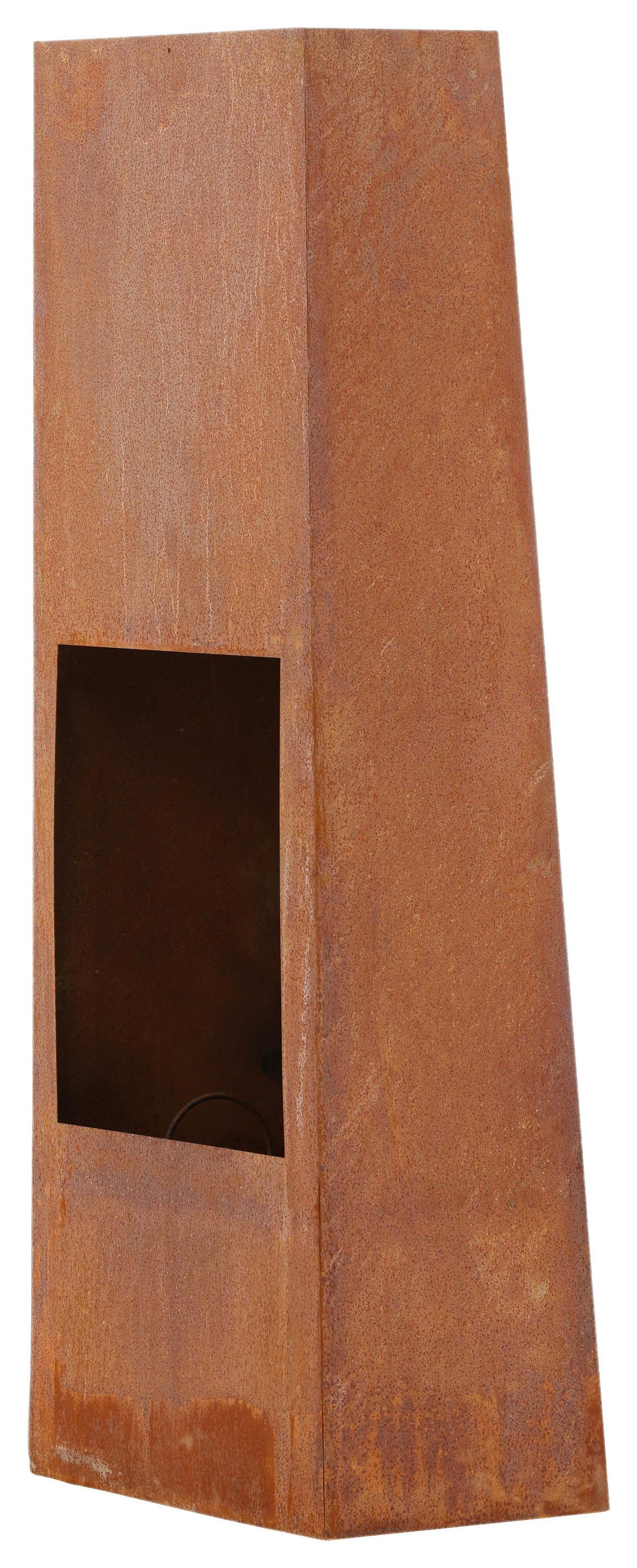 Feuerstelle Bastian - Dunkelorange, KONVENTIONELL, Metall (50/120/20cm) - Gardenson