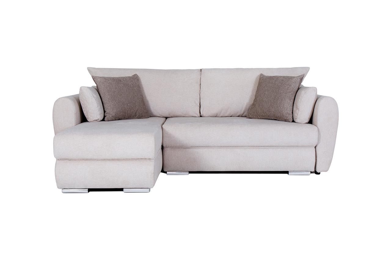 Sarokkanapé Erba2 - bézs, Basics, faalapú anyag (238/166/94cm)