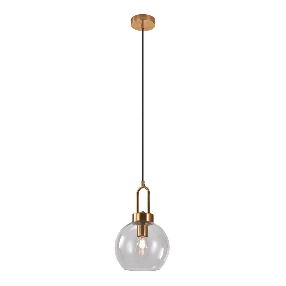 Hängeleuchte Luton Pendant - Klar, Basics, Glas/Metall (20/33cm)