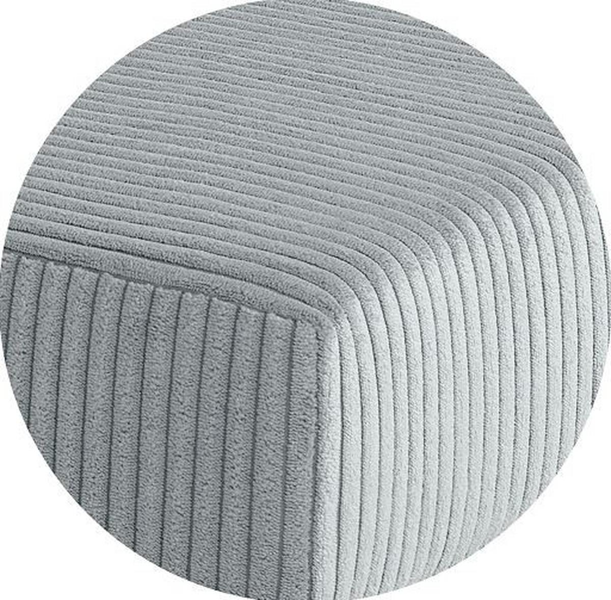 Ecksofa Star Mintgrün S: 228x147 cm - Creme/Schwarz, Design, Holzwerkstoff/Textil (228/147cm) - P & B